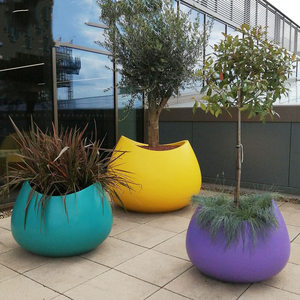 <span class=keywords><strong>Maceta</strong></span> de fibra de vidrio con forma de cilindro de peso ligero <span class=keywords><strong>gigante</strong></span> macetas de FRP alto <span class=keywords><strong>para</strong></span> interiores y exteriores - Product Image 5