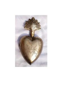 Strass Sacré Coeur Coeur Milagros Or Coeur avec cristaux en détresse Pour La Décoration Intérieure - Product Image 4