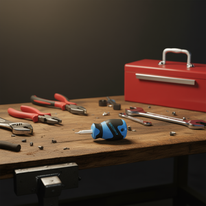 Destornillador Gedore 3C de Diseño Corto para Tornillos de Cabeza Plana - Product Image 3