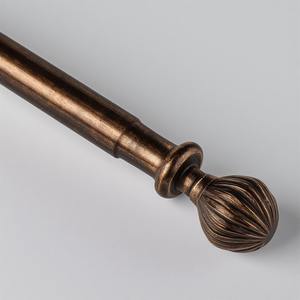 Tringle à rideau simple en aluminium Platinum Flow avec texture argentée élégante, design moderne, longue durée de vie, glisse fluide - Product Image 5