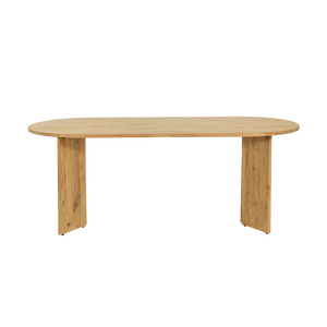 Mesa de comedor ovalada de madera de acacia Elwen - Product Image 4