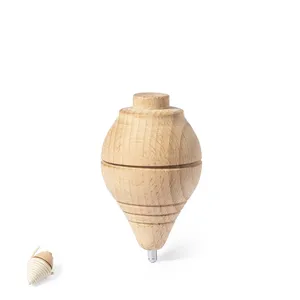 Toupie en bois Gupy pour jouets promotionnels personnalisés - Product Image 1
