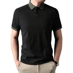 88% กอล์ฟผู้ชายผ้าสแปนเด็กซ์โพลีเอสเตอร์12% ผ้าโพลีเอสเตอร์ปักลายเสื้อแบบระเหิดแบบกำหนดเอง - Product Image 1