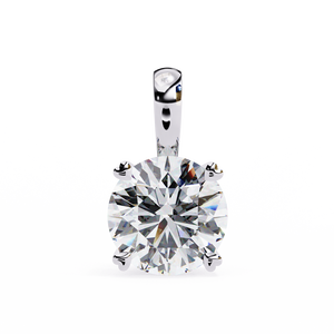 18K Gold Pendant with Stunning Lab Grown Diamond Beautiful Diamond Charms Product - Product Image 3