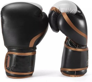 Venta al por mayor de guantes de boxeo con logotipo personalizado hechos de algodón y cuero PU para el entrenamiento en artes marciales - Product Image 6