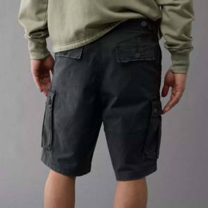 Venta superior al por mayor personalizado deportivo sólido 100% algodón francés Terry Tech Cargo Shorts para hombres impermeable transpirable ecológico - Product Image 6