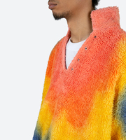 Suéter Cárdigan de Invierno para Hombre, Grueso, con Capucha, de Mohair a Rayas, con Cierre y Logotipo Personalizado, Casual, de Secado Rápido y Transpirable
