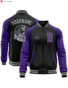 Blousons bombardiers pour hommes à bas prix nouvelle mode Blouson aviateur classique de baseball Veste universitaire pour l'hiver - Product Image 3