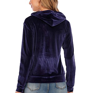 ชุดวอร์ม2ชิ้นผ้าทอมีฮู้ดของผู้หญิงแฟชั่นฤดูใบไม้ร่วงฤดูหนาวชุดวอร์มกางเกงวอร์มแห้งเร็วระบายอากาศได้ดี - Product Image 5