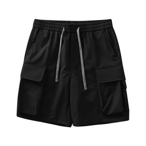 Pantalones cortos de entrenamiento de gimnasio para hombre de alta calidad, logotipo personalizado, 100% algodón, patrón sólido, ropa deportiva de verano ecológica, venta al por mayor - Product Image 5