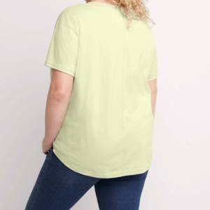 Camiseta de Verano Transpirable para Mujer, Nueva, a Bajo Precio, de Secado Rápido, Sostenible, con Logotipo Personalizado, Tallas Grandes - Product Image 4