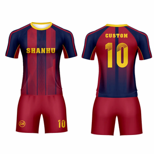 Uniforme de fútbol personalizado para adultos, poliéster de secado rápido, Club de diseño OEM, nuevo diseño, uniforme de fútbol personalizado para hombres, hecho en Pakistán - Product Image 1
