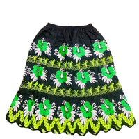 Jupe hawaïenne d'été pour femme, motif floral tropical, tenue décontractée pour les vacances à la plage, taille élastique, légère, design imprimé personnalisé