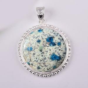 K2แฟชั่นทำมือผู้หญิง925เงินสเตอร์ลิงจี้อัญมณีเจสเปอร์กับชุบโรเดียมเครื่องประดับที่สง่างามด้วยการออกแบบ - Product Image 2