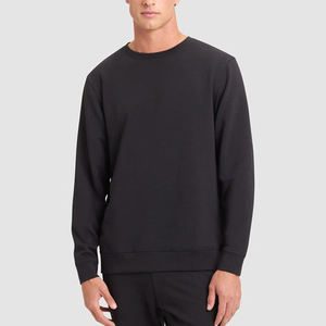 เสื้อสเวตเชิ้ตคอกลมแบบกำหนดเอง ผ้าฝ้าย 100% เสื้อสเวตเชิ้ตเฟรนช์เทอร์รี่แบบเรียบง่าย สตรีทแวร์ เสื้อฮู้ดผ้าฟลีซแบบกำหนดเองสำหรับผู้ชาย สตรีทแวร์ - Product Image 6