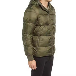 Chaqueta acolchada para hombre, chaqueta acolchada con capucha y cremallera cálida para invierno, chaqueta acolchada gruesa de plumón, chaqueta de los Últimos colores para hombre, nueva venta al por mayor - Product Image 3