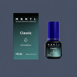 กาวต่อขนตา MBNTL ผลิตในเกาหลี ชนิดน้ำ-สต็อกในคลังสินค้า-0.5s HQ ปราศจากการทดลองกับสัตว์ มังสวิรัติ กันน้ำ ติดทนนาน 8 สัปดาห์ - Product Image 1