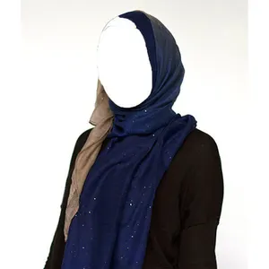 2033 nuovo personalizzato cravatta indietro scialle Hijab fashion design solido chiffon Hijab cravatta facile donne musulmane sciarpe con allacciatura gomma