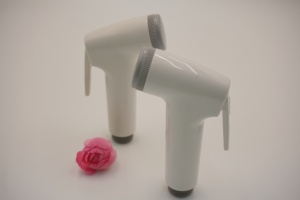 Modern ABS Plastic Bathroom Eco-Friendly Shattaf <b>Bidet</b> Spray Self-Cleaning Nozzle Single Push Button Wall-mounted Horizontal - Product Image 4