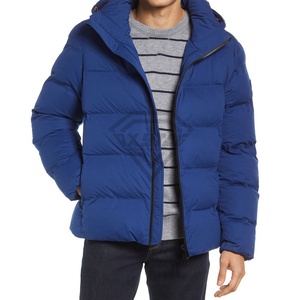 Chaqueta de Invierno Delgada para Hombre con Logotipo Personalizado, Estilo Urbano, Nueva, con Capucha, Manga Larga, Bordada, para Exteriores - Product Image 4