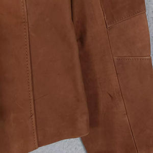 Chaqueta de Cuero Genuino de Manga Larga Más Vendida, Chaquetas de Cuero de Nuevo Estilo para Mujer, Chaqueta de Cuero de Último Diseño para Mujer - Product Image 4