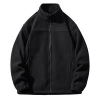 Veste polaire zippée à col montant pour homme, design OEM, respirante, coupe-vent, prix abordable, en vente