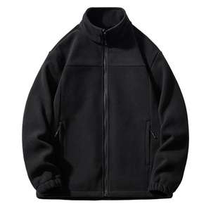 Chaqueta Polar personalizada para hombre, cazadora Polar cálida con cremallera completa de diseñador para exteriores - Product Image 5