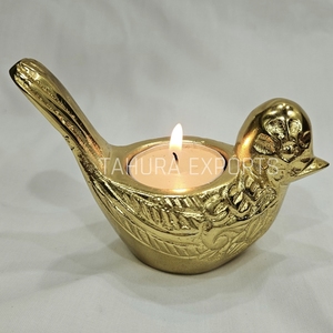 Fresh Arrival Decorative Collection of Latest Bird Tabletop Decoration Golden <b>Tea</b> Light <b>Candle</b> Holder for Export From India - Product Image 2