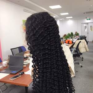 Brut vietnamien VQ cheveux Bella modèle 100% vierge cheveux humains vague profonde pour perruques sans colle HD dentelle en gros femmes noires - Product Image 5