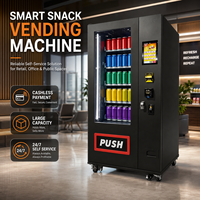 Ouruoxi Groothandel Grote Touchscreen QR-code Munt- en Creditcard Betaalautomaat Merken voor Drankjes en Snacks Bedrijfsconcept
