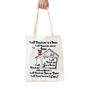 Sac fourre-tout en coton écologique personnalisé réutilisable sac en toile promotionnel avec logo personnalisé - Product Image 6