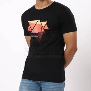 T-shirt homme de couleur unie à prix raisonnable, Design de votre propre t-shirt homme de haute qualité à vendre - Product Image 1