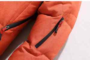 Chaqueta de invierno acolchada de lana larga personalizable de alta calidad para hombre, cortavientos impermeable con cuello levantado de talla grande para equipo al aire libre - Product Image 3