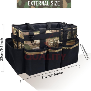 Sac de toilettage portable pour chevaux avec côtés structurés poignées faciles à saisir et compartiments spacieux pour le toilettage quotidien à vendre - Product Image 3