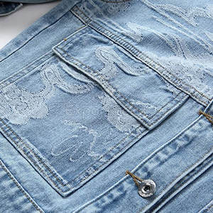 Chaquetas vaqueras para mujer estampadas con diseño personalizado de talla grande fabricante pakistaní Chaquetas vaqueras para mujer - Product Image 6