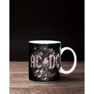 Tasse en grès AC/DC Rock Bust, compatible micro-ondes et lave-vaisselle, design classique/moderne/vintage, pour cadeaux d'affaires et cadeaux de retraite - Product Image 3