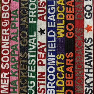 Beautiful Seed Beaded Strap <b>Handbag</b> <b>Purse</b> Bag Strap animal print belt Custom Size Trendy Cute & Stylish with Detachable Chain - Product Image 1