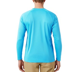 Camisa de natación ligera de secado rápido UPF Rash Guard para hombre, camisa de manga larga que absorbe la humedad, resistente a las arrugas, tela sublimada, Playa MMA - Product Image 5