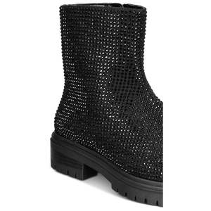 INC International Concepts Stivaletti da donna Beslana con suola a denti di cavallo, colore nero, taglia 5M - Product Image 2