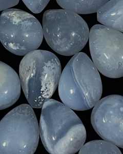 อัญมณีกึ่งมีค่าทรงหยดน้ำหินโมราสีฟ้าสวยธรรมชาติแบบหลวมอัญมณีคุณภาพสูงจากผู้ผลิต - Product Image 3