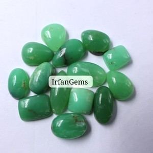 100% chrysoprase naturelle pierre précieuse en vrac prix de gros chrysoprase cabochon pierre précieuse belle pierre précieuse pour la fabrication de bijoux OEM - Product Image 5