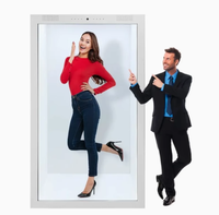 Écran LED transparent holographique MDS de haute qualité, armoire OLED blanche, 15,6/18,5/21,5/32/43/49/55/65/75/86 pouces, utilisation en intérieur