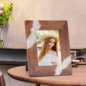Cadre photo américain moderne simple MDF imprimé en résine Taille et forme personnalisées Couleur naturelle Home Office Decoration Wholesale - Product Image 2