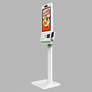 Terminal de commande et de paiement en libre-service avec écran tactile de 18,5 pouces, lecteur de code QR, lecteur de carte NFC et caméra frontale pour les commerces de détail rapides - Product Image 5