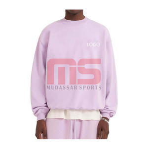 Sudadera Clásica Básica de Forro Polar 100% Algodón para Hombre, Térmica, Manga Larga, Antipilling, Cálida, Casual, con Bordado 3D, ODM - Product Image 6