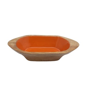 Wooden <b>Bowl</b> Handmade Mixing <b>Bowls</b> Round Shape Different Size <b>Bamboo</b> Wooden Dessert <b>Bowls</b> for Wholesaler - Product Image 5