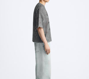 2026 personnalisé lavage à l'acide surdimensionné Boxy T-Shirt Streetwear lourd mode T-shirt pour hommes mode urbaine t-shirts OEM commandes en gros - Product Image 5