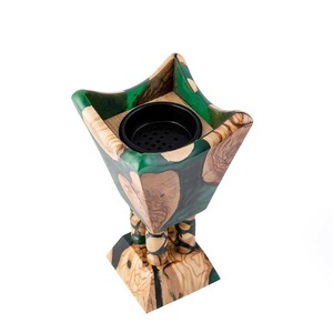 Wholesale Luxury Arabic Bakhoor Incense <b>Burner</b> From Faizacraft <b>Wood</b> & Resin Mabkhara <b>Burner</b> Loban Box <b>for</b> Home Decor <b>for</b> Fall - Product Image 1