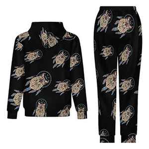 Chándal de Invierno para Hombre con Logotipo Personalizado, Talla Grande, Capucha, Sublimación, Cintura Elástica, Dos Bolsillos Laterales, Logotipo Frontal Sólido Personalizado - Product Image 1