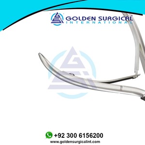 Recortador de cutículas profesional personalizado pinzas para cutículas herramientas de uñas de acero inoxidable cuchillas afiladas cortador de cutículas doble resorte - Product Image 3